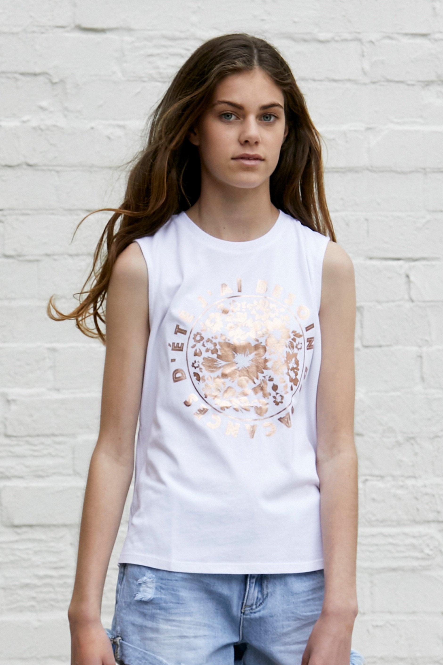 [TEST] Kids Floral Print Tank