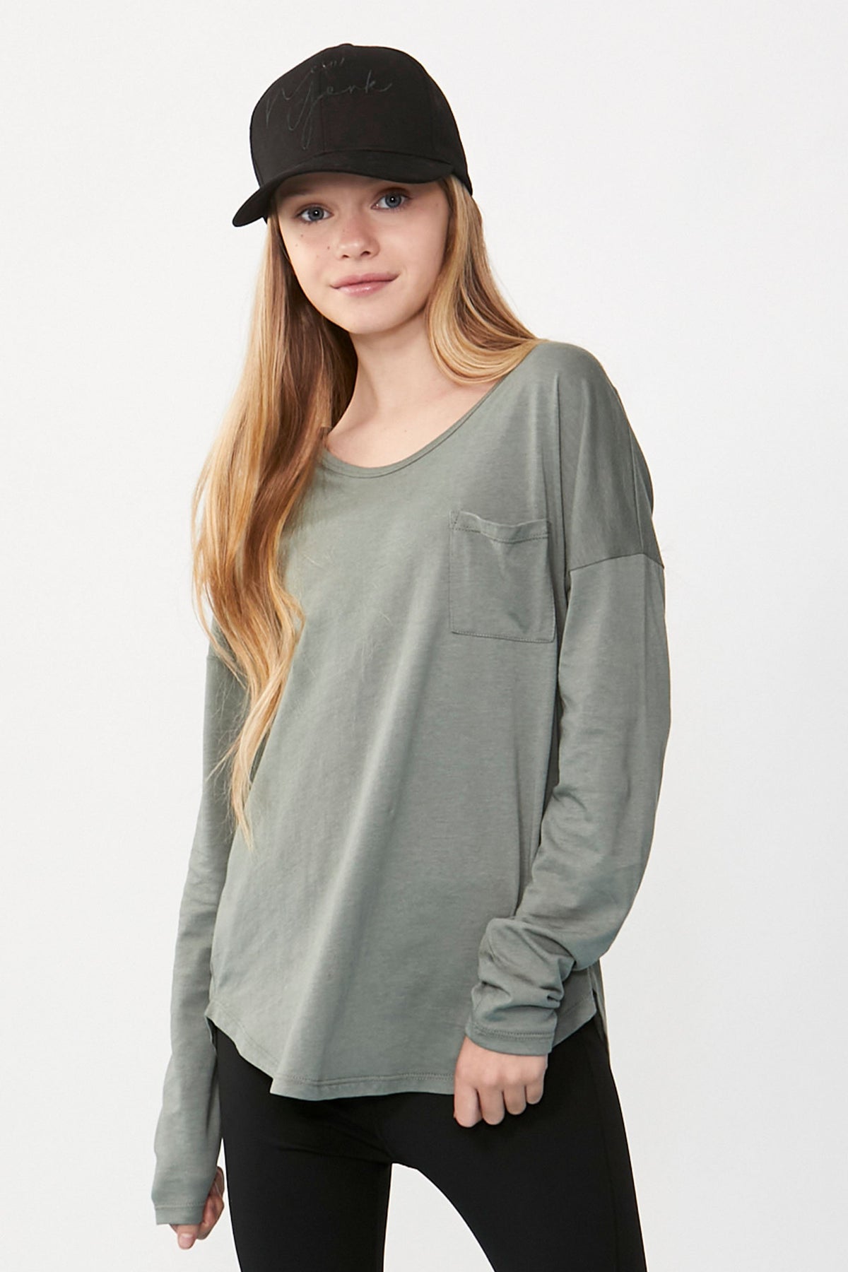 [TEST] Girls Slouch Long Sleeve Tee