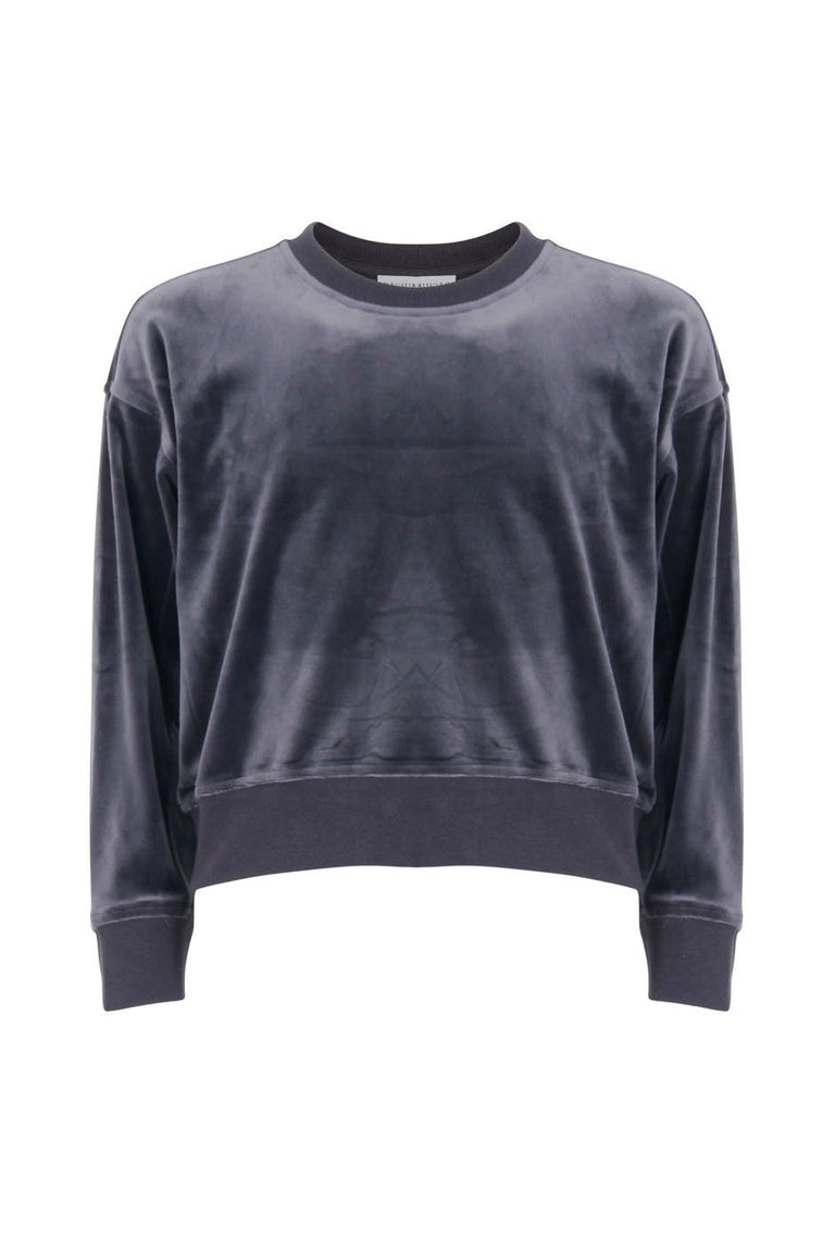 [TEST] Girls Velour Cropped Crew