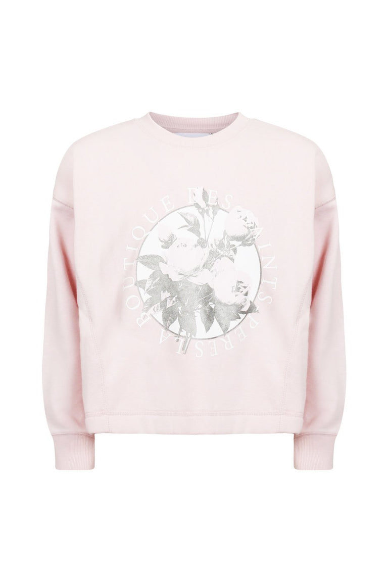 [TEST] Girls Floral Cropped Crew
